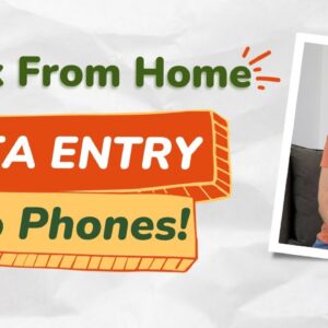 NO PHONES! Data Entry / Typing Remote Work From Home Jobs Hiring Now! No College Degree Needed!