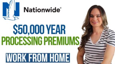 NATIONWIDE Hiring $42,000 To $50,000 Year Processing Insurance Premiums | Work From Home Job 2023