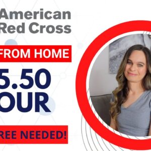 American Red Cross Hiring $15.50 Hour Work From Home Job With No Degree Needed| Schedule Donors| USA