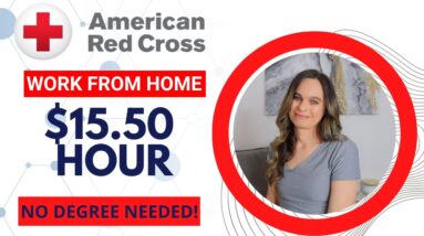 American Red Cross Hiring $15.50 Hour Work From Home Job With No Degree Needed| Schedule Donors| USA