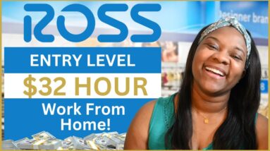 Make OVER $61,000/YEAR from 🏡| Ross Stores Work Online | Work From Home Jobs 2023 | Remote WFH Jobs