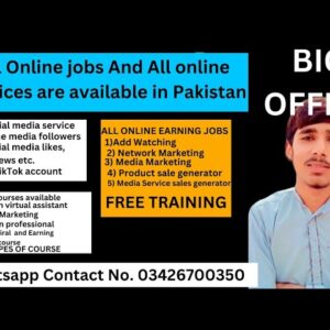 All Online earning jobs available|| Online earning work without investment and service|| online work