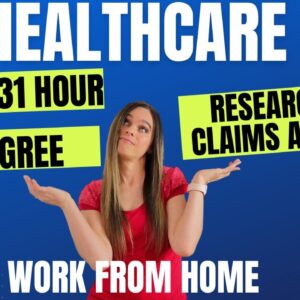 Up To $31 Hour HEALTHCARE Work From Home Job Researching Claims Appeals | No Degree Needed | USA