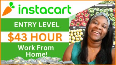 Earn $1,720 a WEEK w NO DEGREE! | Instacart work from home home jobs | Work From Home Jobs 2023| wfh