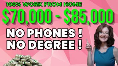 NO PHONE / NO DEGREE Email Support Work From Home Job Paying $33 - $40 Per Hour | USA