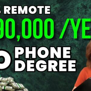 $90,000/Year NO PHONE/NO DEGREE Remote Job Responding To Emails | Work From Home 2023 | USA & CA
