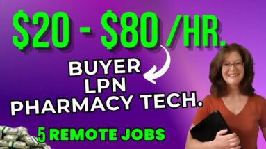 Big Brands With High Paying Jobs For Buyers, LPNs, & Pharmacy Techs. | Remote Jobs 2023 | USA