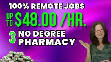 Hiring Now !  Remote PHARMACY Jobs - NO DEGREE Needed ! | Remote Jobs 2023 | USA