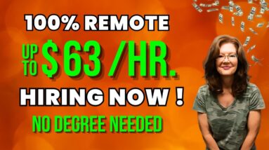 6 HIGH PAYING Remote Jobs Hiring Right NOW ! And You Don't Need A Degree  ! USA