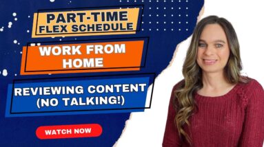 SET YOUR OWN SCHEDULE! Hiring (Non-Phone) Content Reviewers To Work From Home NOW! |No Degree Needed