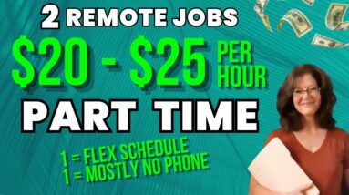 2 Easy PART TIME Work From Home Jobs Make Up To $25/Hr. | No Degree Audit Bills And Orders | USA