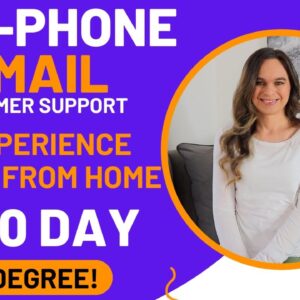 $120 Day Entry Level Email Support (Non-Phone) Work From Home Job | No Degree Needed | USA Only