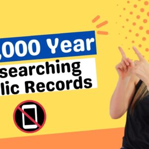 Work From Home Researching Public Records | Mostly Non-Phone | $39,000 to $55,000 Year