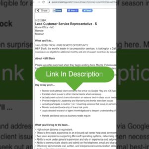 Up To $36/HR Monitoring App Store Reviews For H&R Block From Home No Degree #homejobs #workfromhome