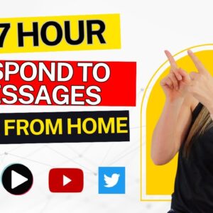 Get Paid $17/Hour Responding to Messages from Home (No Phone) & No College Degree Needed | USA | FT