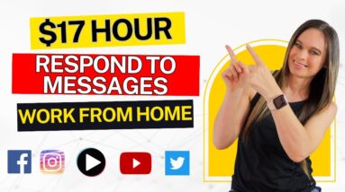 Get Paid $17/Hour Responding to Messages from Home (No Phone) & No College Degree Needed | USA | FT