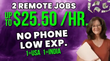 NO PHONE CALLS Work From Home HR Coordinator (USA) & Financial Analyst Assoc. (India) Jobs