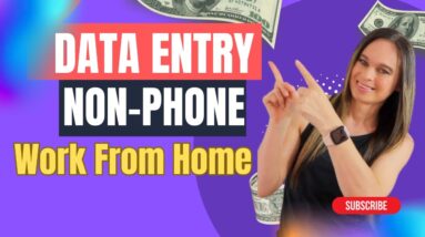 Full Time Non-Phone Data Entry Specialist Work From Home Job | No Degree | Hiring Nationwide USA