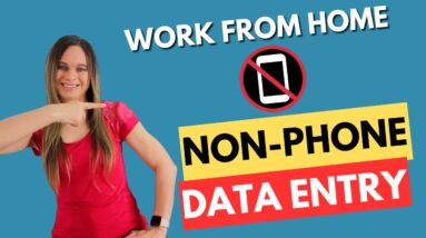 Non-Phone DATA ENTRY Work From Home Job Hiring NOW 2023! No Degree Needed! Won’t Last | USA Only