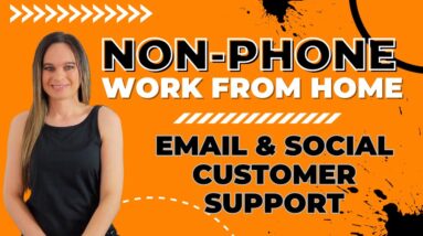 Work From Home Email & Social Customer Support With No Degree Needed | $38,000 to $62,000 Year | USA