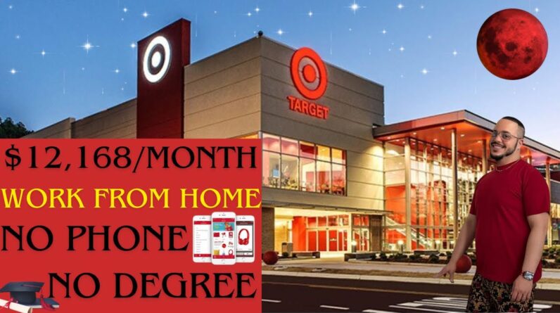 TARGET WILL PAY YOU $12,168/MONTH | WORK FROM HOME | REMOTE WORK FROM HOME JOBS | ONLINE JOBS