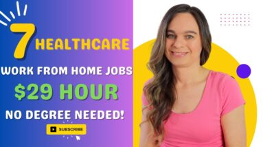 7 Healthcare Remote Work From Home Jobs Hiring 2024 | Up To $29 Hour With No College Degree Needed