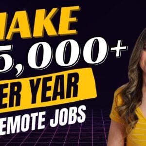 No Degree Remote Work From Home Jobs Paying $75,000 To $110,000 Year | Hiring Now In 2024!
