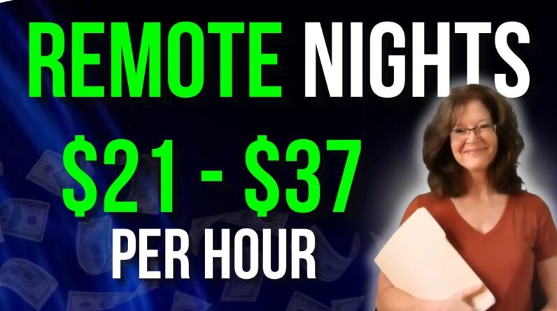 4 Work From Home Jobs You Can Do At Night (Little Experience) | USA