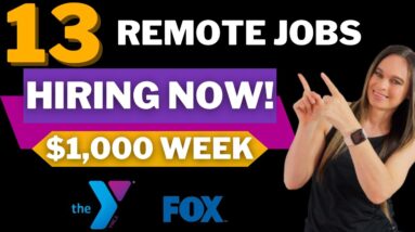 13 Remote Work From Home Customer Support Jobs Hiring Now In 2024 | Up To $1,000 Week | No Degree