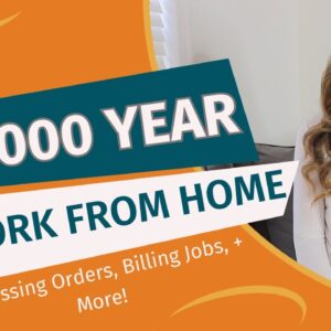 Work From Home Processing Orders , Billing Jobs & More | Up To $75,000 Year With No Degree | USA