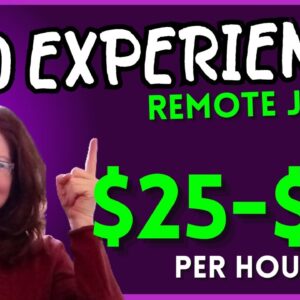 High Paying Remote Jobs NO EXPERIENCE !  Paying Up To $31/Hr. | USA