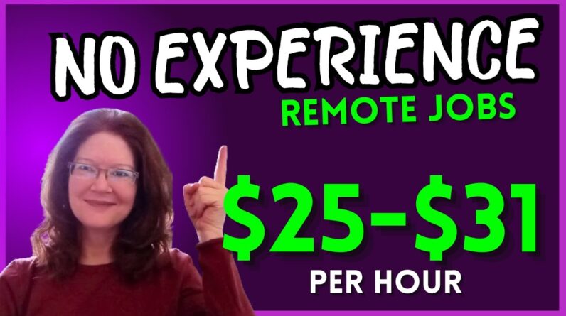 High Paying Remote Jobs NO EXPERIENCE !  Paying Up To $31/Hr. | USA