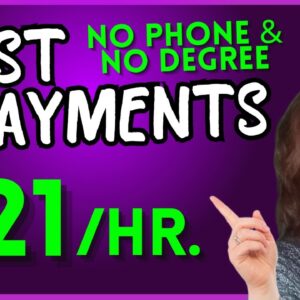 3 Non Phone Remote Jobs Posting Payments & Deposits (Up To $21/Hr.)