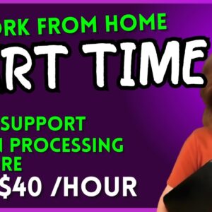 4 (Good Paying) Part Time Remote Jobs - 1 Includes Benefits !