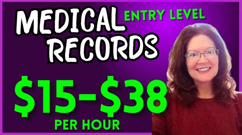 EASY! Up To $38/Hr. Work From Home Medical Records Jobs (Entry Level )