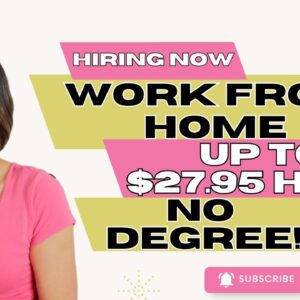 Up To $27.95 Hour Work From Home Jobs Verifying Information, Customer Support, & Healthcare | USA