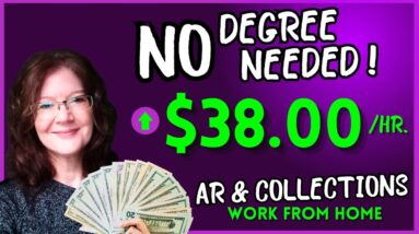 Up To $80,000 Year Easy AR & Collections Jobs From Home With No Degree Needed