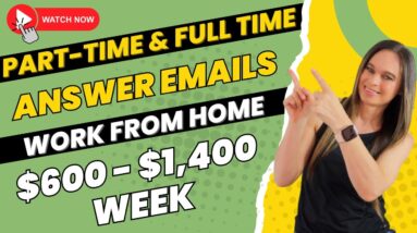 Part-Time & Full Time Sending Emails, Medical Records & More Work From Home Jobs | $600 - $1400 Week