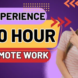 $20 - $30 Hour Remote Work From Home Jobs | NO EXPERIENCE NEEDED Supervisor Job | Apply Now | USA