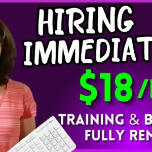 HIRING IMMEDIATELY & TRAINING PROVIDED ! 😯Easy Remote Job For Beginners Paying Up To $3640/Mo.😯