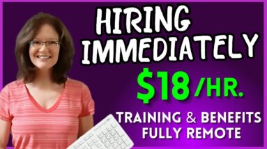 HIRING IMMEDIATELY & TRAINING PROVIDED ! 😯Easy Remote Job For Beginners Paying Up To $3640/Mo.😯