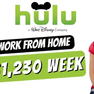 Hulu / Disney Paying $1,230 Week To Answer Social Media Messages From Home + Part-Time Flex Schedule