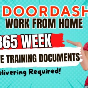 Make $1,365 Week Creating Training Documents For DoorDash | Work From Home Jobs 2024 | USA Only