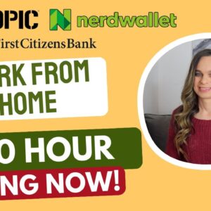 Up To $30 Hour Data Entry & Customer Support Work From Home Jobs | NerdWallet | HotTopic | No Degree