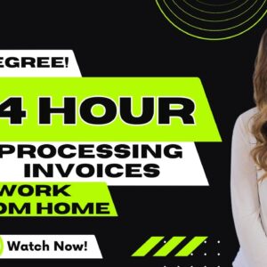 $34 Hour Processing Invoices + Non-Phone Email Tickets Remote Work From Home Jobs | USA Only