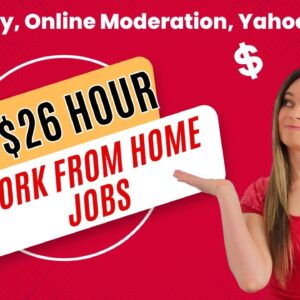 Data Entry, Online Moderation, & More Remote Work From Home Jobs | $20 To $26 Hour | Yahoo Hiring