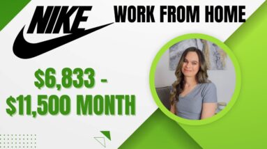 NIKE Remote Work From Home Jobs | $6,833 - $11,500 Month | Review Data ,Listen To Phone Calls + More