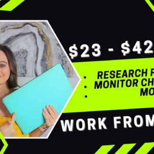 Research Purchases, Monitor Chargebacks, & More Work From Home Jobs | $23 - $42 Hour | USA Only