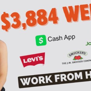 HIGH PAYING (Huge Companies) Remote Work From Home Jobs | $1,365 - $3,884 WEEK | USA Only