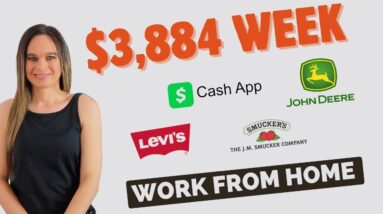 HIGH PAYING (Huge Companies) Remote Work From Home Jobs | $1,365 - $3,884 WEEK | USA Only